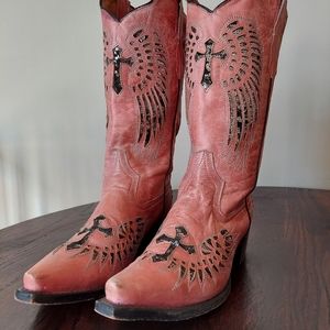 Cowboy Pro Pink Boots Size 11